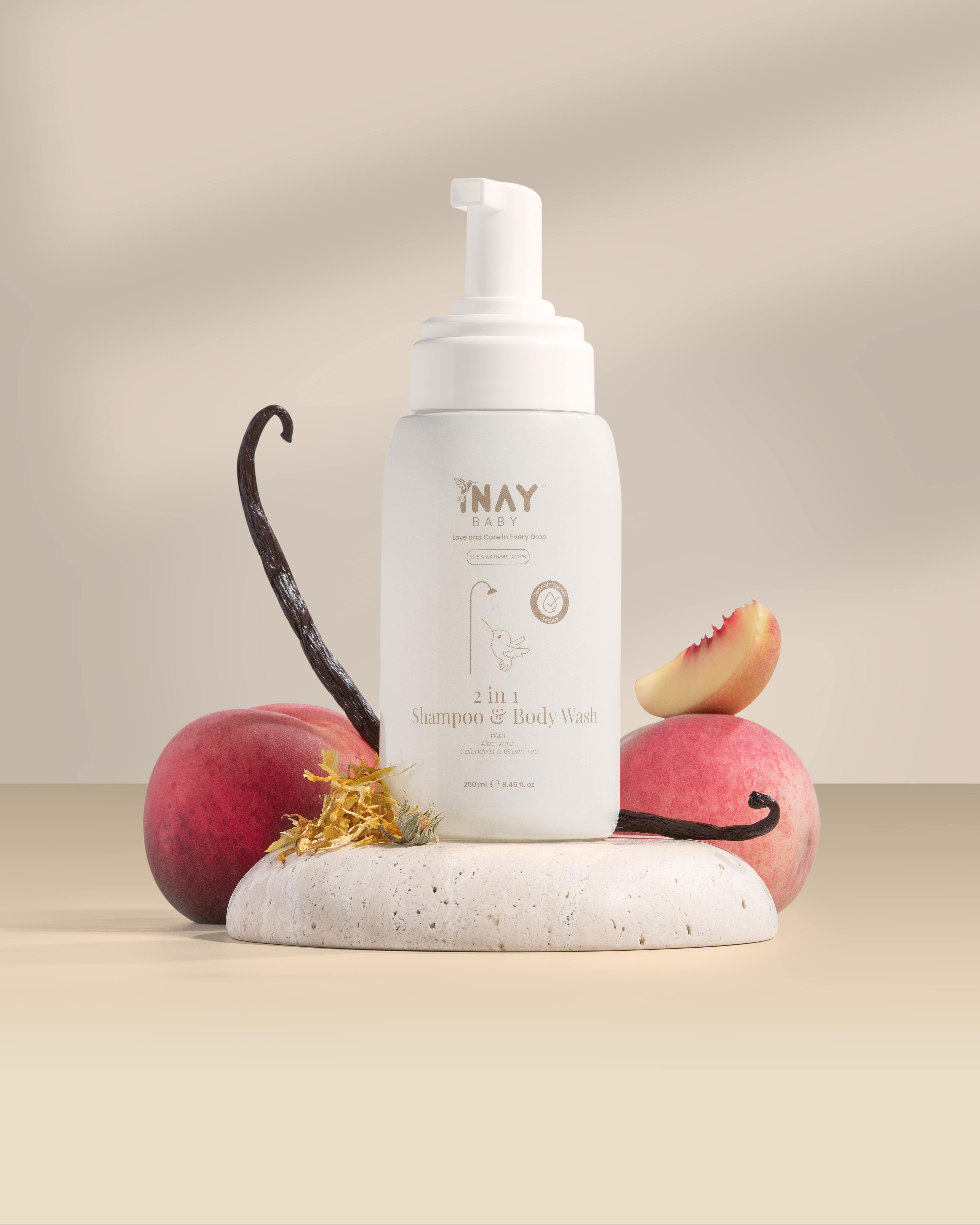 Baby 2-in-1 Shampoo & Body Wash beschikt over xxtra milde en prikkelvrije formule